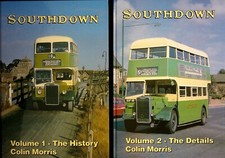 Southdown: Vol. 1 The History + Vol. 2 The Details, Colin Morris, British Bus x2