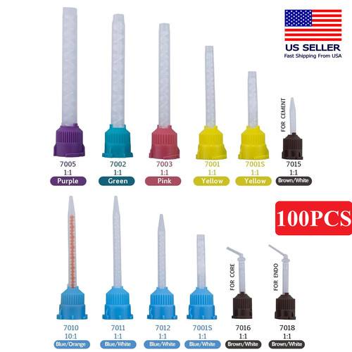 Dental mixing tips - tips, for