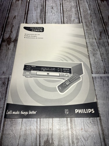 Philips cdr570 audio - audio, cd
