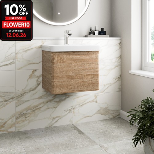 Wall mounted bathroom vanity - wall,