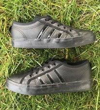Adidas Nizza Black Trainers