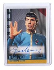 Star Trek TOS Season 3 1999 Skybox Autograph Auto A59 Loenard Nimoy as Spock