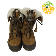 CUSHE Women's Suede Boots UK5 EU38 Alpine Fur-lined Lace Up Winter Warm C1