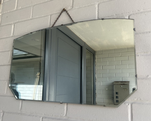 Vintage mirror frameless - vintage,