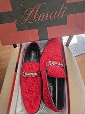 Red Throne Paisley Loafers