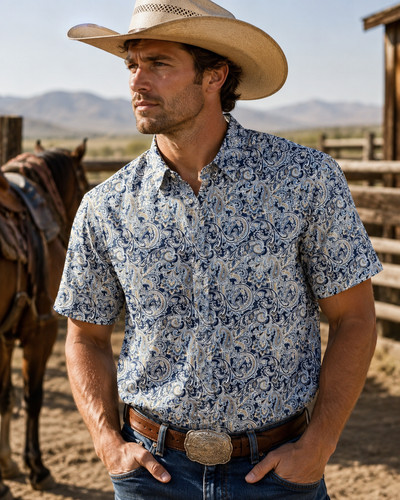 Stetson pearl snap shirt - stetson,