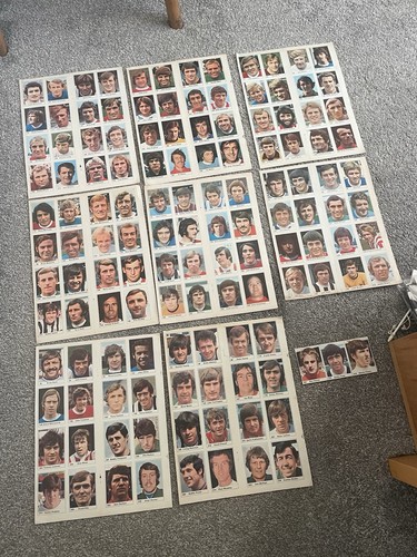 Unused uncut sheets - x, /