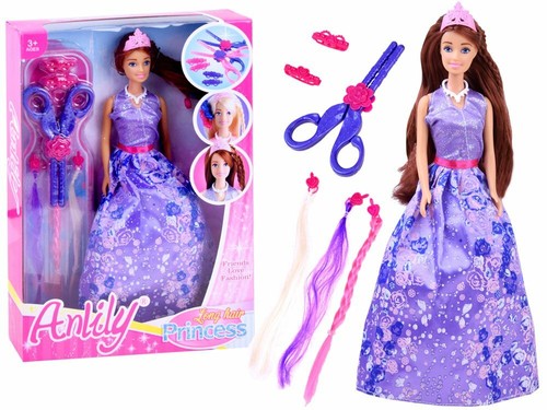 Long hair princess anlily - long, doll