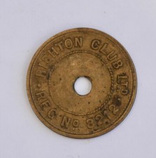 "RISHTON CLUB LTD - 3d" BRASS