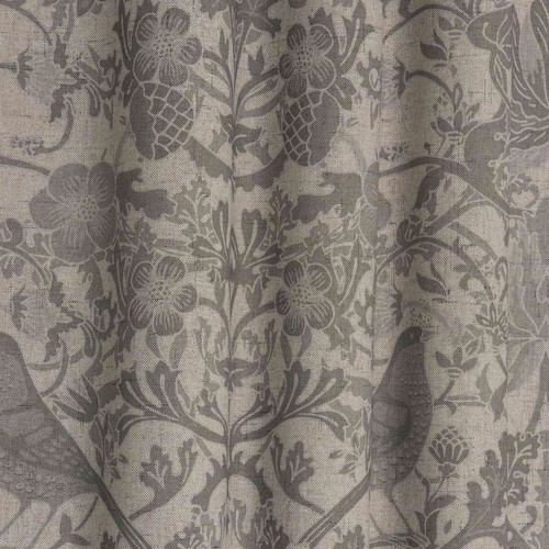 Morris birds grey fabric - morris,