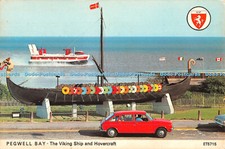 R446117 Pegwell Bay The Viking Ship and Hovercraft ET5715 Elgate 1982
