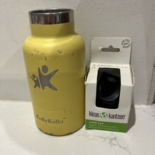 Klean Kanteen Water Bottle Loop Cap and Kids Kolly Kolla bottle stainless steel
