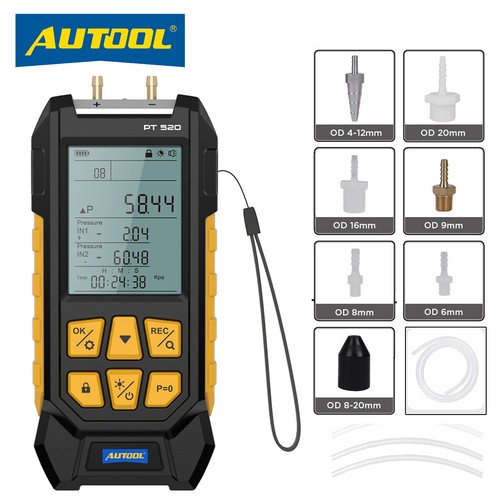 Pt520 digital manometer dual - pt520,