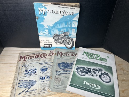 The motor cycle magazines - x, 4