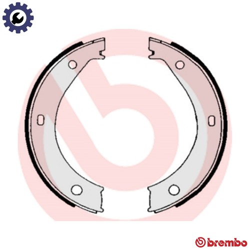 Brake shoe set - brake,