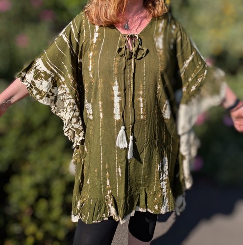 Kaftan dress 16 green - kaftan, 14