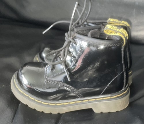 Infant size black patent - size, 5