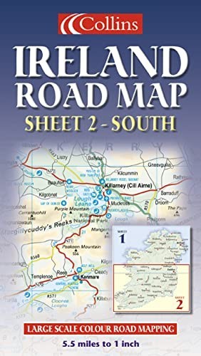 Road map ireland - map, 2