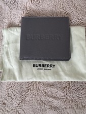 Burberry Leather Charcoal Grey