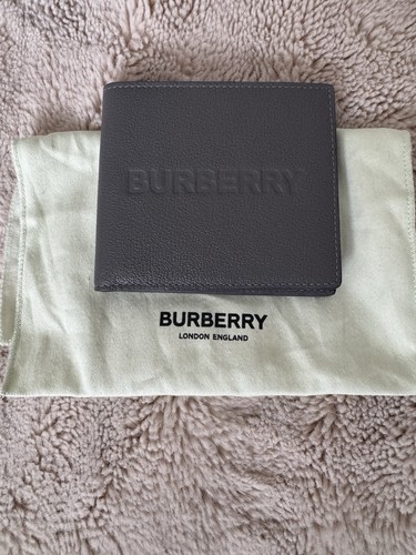 Burberry leather charcoal grey - leather,