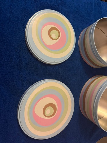 Retro pastel kitchen canister - retro,