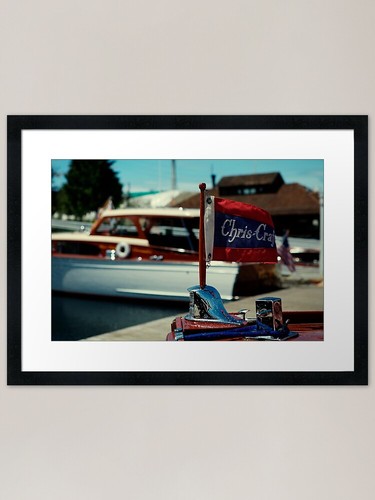 Chris craft flag with - chris,