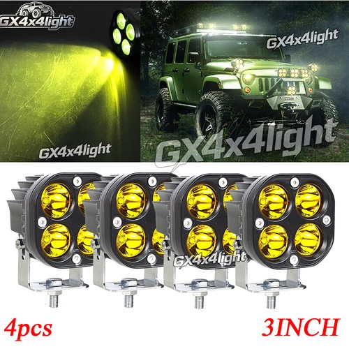 3inch amber led work - led,