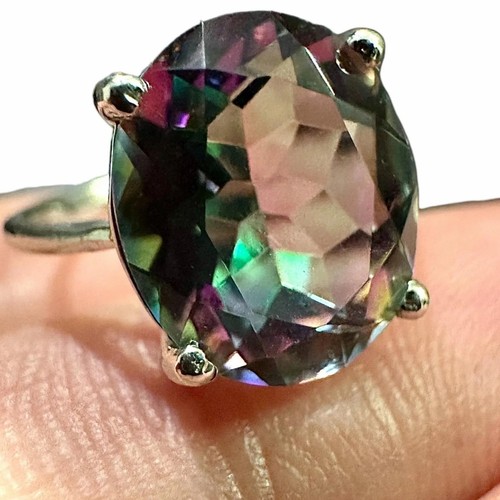 Mystic topaz ring 925 - mystic,
