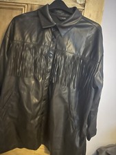 Fringed Ladies Faux Leather