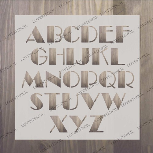Alphabet stencils - alphabet,