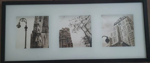 Ikea glass framed photo - glass,