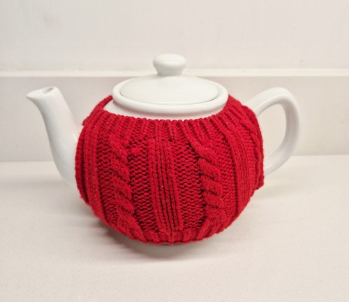 White ceramic teapot with - white,