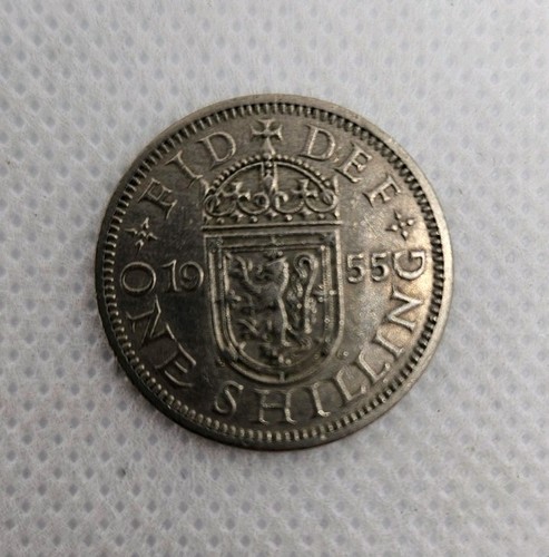 1955 scottish one shilling - 1955,