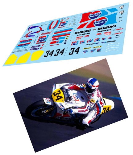 Stickers for suzuki rgv - 1/8,