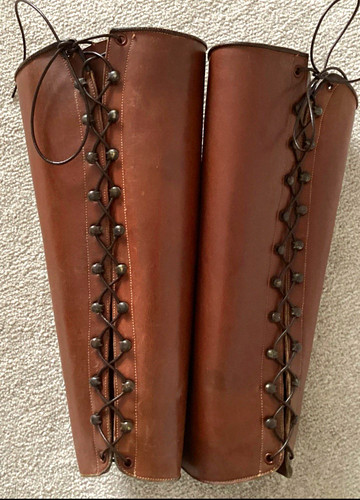 Vintage ww1 french gaiters - french,