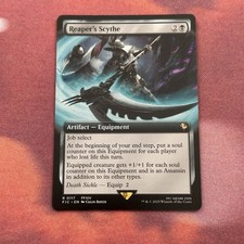 Reaper’s Scythe Extended Art, MTG Single, FIN 0117 Rare NM