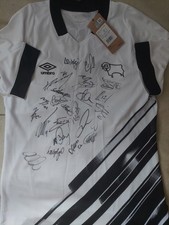 Derby County Hand Signed Shirt
