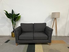 Marks and Spencer M&S Mariella Charcoal Weave 2-Seater Sofa Dark Feet RRP £1099
