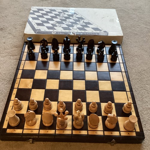 Madon royal large wooden chess - wooden,