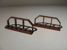 LEGO : 2x Old Brown Plate With