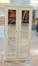HANDMADE AYLESBURY DOUBLE MIRROR FULL HANGING WARDROBE IN IVORY (NOT FLATPACKED)