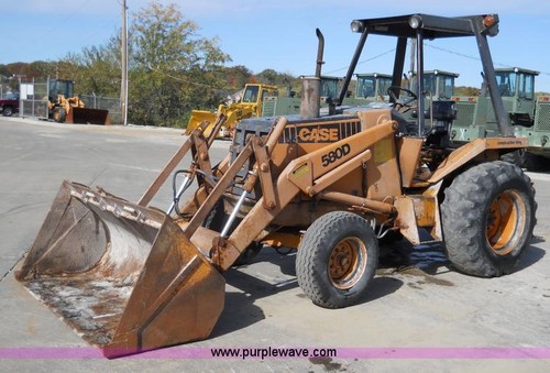 Case tractor 580d - case, 580