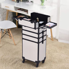 Large Makeup Trolley Beauty Case Nail Technician Cosmetic Storage Box Organizer