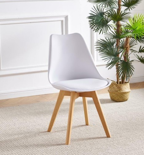 Dining chairs set white - chairs,