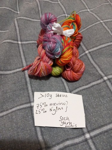 Sock yarn minis 10g 75 - 5, x