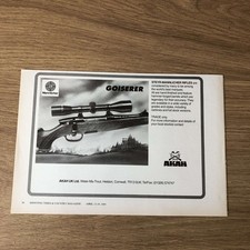 GUNS154 MAGAZINE ADVERT 6X9 STEYR-MANNLICHER RIFLES
