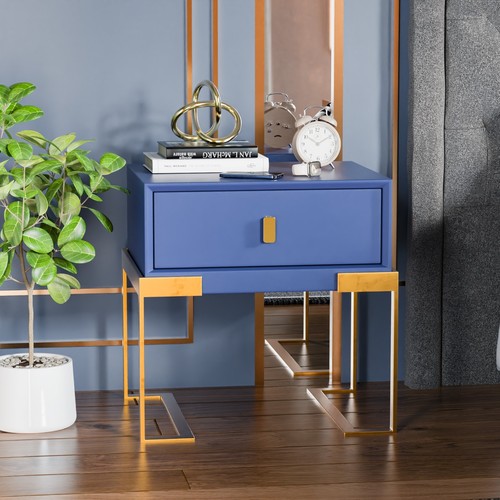 Modern nightstand with drawer - nightstand,