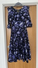 Absolutely Stunning Dress-  Droopy Browns By Angela Holmes Size 12 Vintage Dress