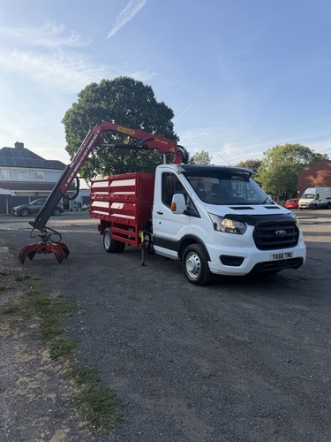 Ford transit hiab tipper grab - hiab,