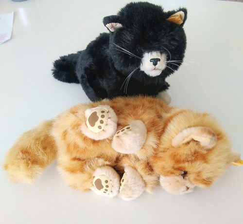 Vintage steiff kittens - 2,